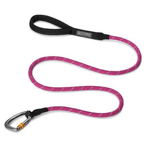 Commercio all'ingrosso OEM Durevole 6ft Lunga Consuetudine di Nylon Del Cane Riflettente Corda del cavo del guinzaglio con Clip di Bloccaggio Sicuro Moschettone - Product Image 5