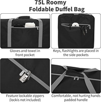 Sacs de rangement de voyage imperméables extra-larges avec logo personnalisé pour organiser les vêtements avec fermetures éclair