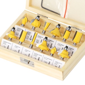 Juego de 12 Piezas de Brocas de Fresado de Carburo para Madera, Herramientas de Carpintería con Mango de 1/4 - Product Image 5