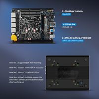 CWWK Mini PC S5 OPNsense Micro PC 2x10GbE SFP + Mini ordenador con 4x2. 2 2.5GbE LAN Core Dispositivo de cortafuegos de La i5-1135G7