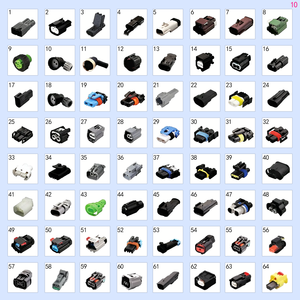 Thiết bị đầu cuối Tyco TE fci kết nối 2/3/4/5/6/7/8/9/10 pin tự động ô tô kết nối điện dây khai thác kết nối không thấm nước - Product Image 5