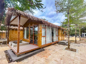 模块化集装箱预制别墅便携式小型温室轻钢房屋环保预制房屋 - Product Image 5