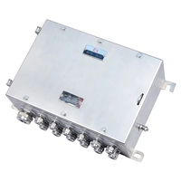 Caja de Conexiones Antiexplosión SS316L |   IP66 |   13 agujeros |   Con terminales |   Recinto para Áreas Peligrosas de Gasolineras, Personalizable
