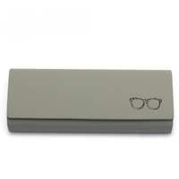 Étui à lunettes Huicheng rectangulaire, nouveau style, fait main, résistant aux chocs, personnalisable, tendance