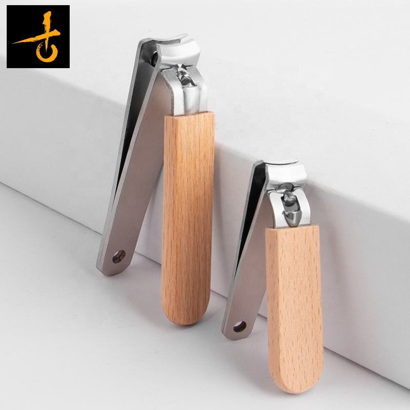 2023 креативные маленькие острые маникюрные ножницы из нержавеющей стали с круглой деревянной ручкой