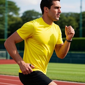 T-shirt à manches courtes pour homme BMT 01, coupe ajustée, col rond, léger, pour l'entraînement, le sport et les occasions décontractées - Product Image 6
