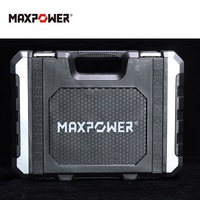 MAXPOWER-kit de herramientas de mano para mantenimiento del hogar, equipo de viaje al aire libre, con caja de transporte fácil