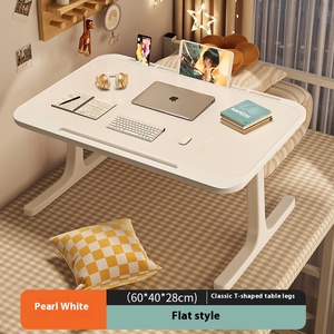 Escritorio plegable para computadora portátil, mesa de escritura pequeña para dormitorio de estudiantes y mesa de comedor perezosa para el hogar - Product Image 6