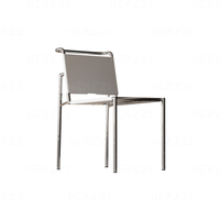 Chaises de salle à manger et de restaurant confortables à dossier haut pour coiffeuse de salon de café avec siège de cadre