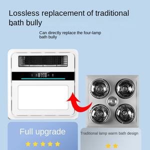 Radiateurs électriques domestiques intelligents 110V plafond éclairage intégré ventilateur <span class=keywords><strong>de</strong></span> Ventilation souffleur d'air chaud <span class=keywords><strong>chauffage</strong></span> <span class=keywords><strong>de</strong></span> <span class=keywords><strong>salle</strong></span> <span class=keywords><strong>de</strong></span> <span class=keywords><strong>bain</strong></span> - Product Image 2