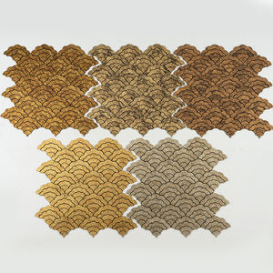 Nouveauté Panneau composite en aluminium en forme de nuage en bronze moderne anti-moisissure, <span class=keywords><strong>mosaïque</strong></span> adhésive, carrelage mural intérieur de cuisine - Product Image 6