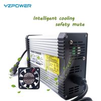 Chargeur de batterie haute tension 58,8 V 8 A pour véhicules électriques, adaptateur de charge pour batterie Li-ion 48 V, port d'entrée AC pour véhicule électrique