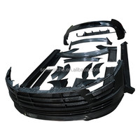 Nouveau kit carrosserie en fibre de carbone pour Macan 95B avec carrosserie large et ailerons arrière, diffuseur arrière