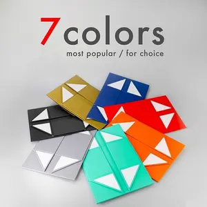 Scatole regalo pieghevoli in cartone rigido in 7 colori