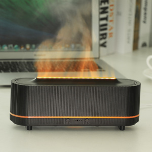 Diffuseur d'arômes à flamme 3D JCSY 200 ml, humidificateur ultrasonique avec lumière bleue pour la maison et le bureau - Product Image 2