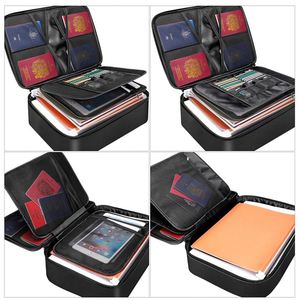 Sac de rangement pour documents ignifuge en tissu enduit de silicone, nouveau type, produit d'organisation de dossiers - Product Image 5