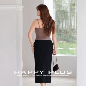 Conjunto de Tres Piezas para Mujer Happy Plus N9246, Talla Grande, Tejido de Punto, Color Sólido, Cintura Elástica, Falda Midi Plisada, Camisola y Cárdigan - Product Image 4