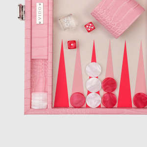 Tùy chỉnh Neon Hồng & hồng backgammon Board Game Set backgammon chuyên nghiệp thiết lập trò chơi cao cấp sang trọng thiết lập backgammon - Product Image 4
