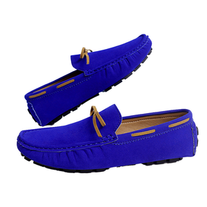 Chaussures décontractées pour hommes, type bateau, à enfiler, grandes tailles 38-48, semelle extérieure en caoutchouc, tige en cuir microfibre, confortables pour l'extérieur - Product Image 2