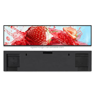 울트라 와이드 바 선반 가장자리 화면 CMS 소프트웨어 원격 콘텐츠 관리 실내 LCD 디지털 간판 풀 컬러 HD - Product Image 1