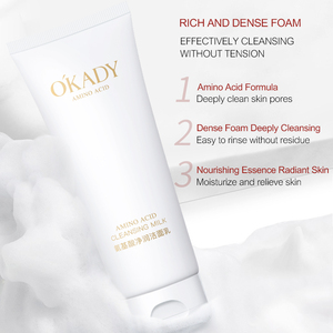 Échantillon gratuit Soins de la peau Hydratant Blanchissant Pores Crème Nettoyante en profondeur Acide aminé Nettoyant pour le visage de marque privée Nettoyant pour le visage - Product Image 2