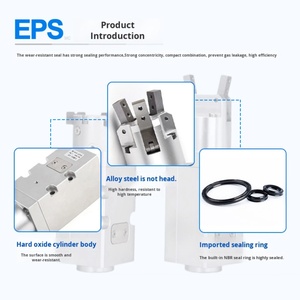YCMRS3-32D Three-Jaw Two-Jaw Aluminum Body Series Cylinder <b>Bottle</b> Cap Screw 360-Degree Infinite Rotation Pneumatic Claw Finger - Product Image 5