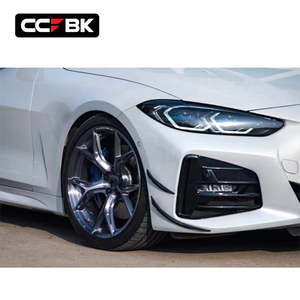 Alerones Laterales de Fibra de Carbono Seca para Parachoques Delantero <span class=keywords><strong>BMW</strong></span> Serie 4 G22 G23 <span class=keywords><strong>M</strong></span> <span class=keywords><strong>Sport</strong></span> 420i <span class=keywords><strong>420d</strong></span> 430i 430d 440i 440d 2020-2026 - Product Image 4