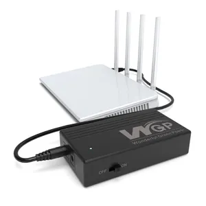 Wgp UPS 12V2A cung cấp pin ngân hàng điện DC 12V Mini UPS cho wifi Router Modem CCTV Camera nhà
