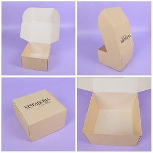 Boîtes d'expédition durables avec logo personnalisé, petites boîtes imprimées pour emballer des produits, boîtes en papier pour emballer des t-shirts, boîtes d'emballage pour vêtements - Product Image 3