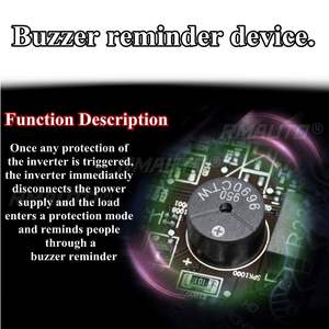 Inversor de Onda Sinusoidal Pura DC 12V 220V AC 24V a 110V Potencia 2000W 3000W 4000W 5000W Inversor para Auto Convertidor de Voltaje con Pantalla LED - Product Image 3