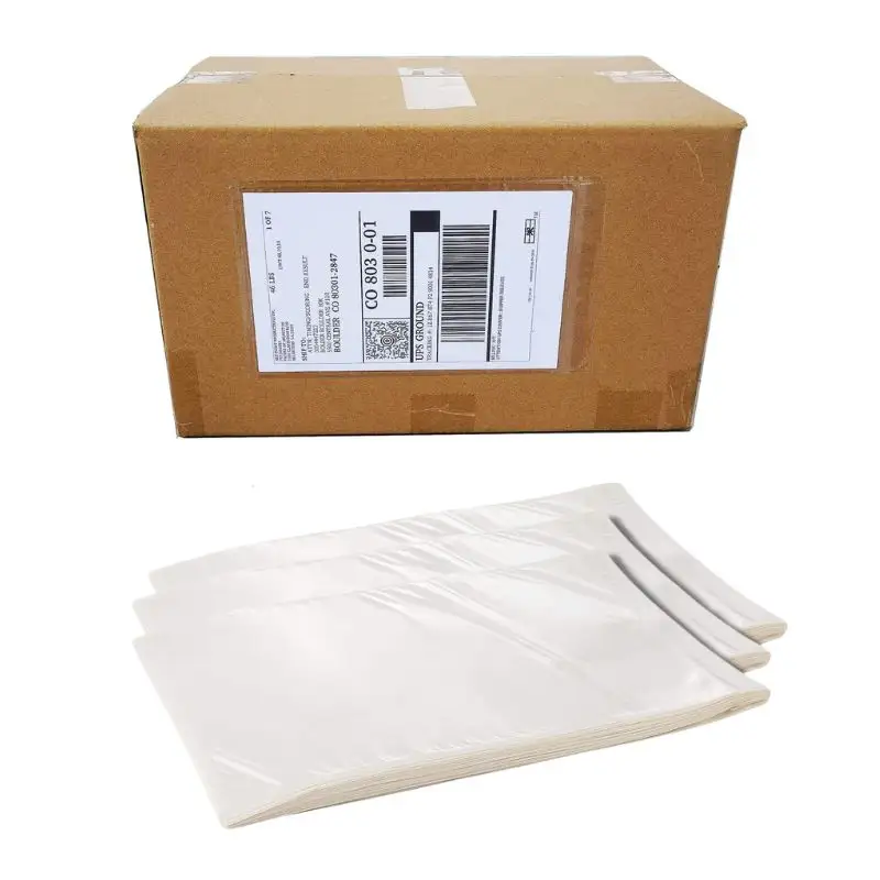 Top Loading Clear invoice Documents Shipping Label Sleeves packing list envelope Pouches with self-adhesive Peel & Seal