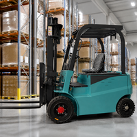Chariot élévateur électrique WGZN à livraison rapide, 1,5-2t, batterie lithium-ion, pneus pleins, mât à deux étages, utilisation tout-terrain et en intérieur