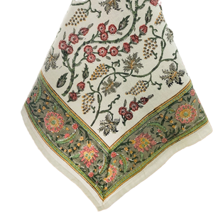 Mantel de Terciopelo No Tejido con Estampado de Triple Luna y Diseño Floral Botánico, Hecho a Mano, para <span class=keywords><strong>Tarot</strong></span>, Wicca, Espiritualidad, Brujería y Uso Doméstico - Product Image 1