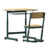 Meubles pour écoles primaires et collèges, ensemble de bureau et de chaise pour élèves, tables et chaises individuelles pour salles de classe