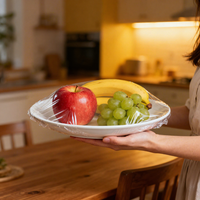 Film alimentaire en PVC souple, super transparent, imperméable, haute résistance, de qualité alimentaire, avec surface brillante, pour la conservation des aliments