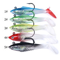 80mm 11.5g 100mm 19.8g Umpan Pancing Jigging Kepala Timbal Tenggelam untuk Umpan Lunak