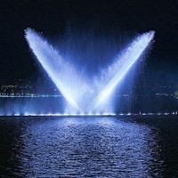 Fuente de Agua Musical Decorativa de Acero Inoxidable Comercial, Diseño Moderno, con Control Multimedia para Decoración de Paisajes Exteriores