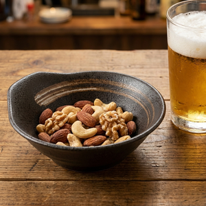 Bol en céramique japonais noir mat empilable multi-usages pour la sauce - Product Image 4