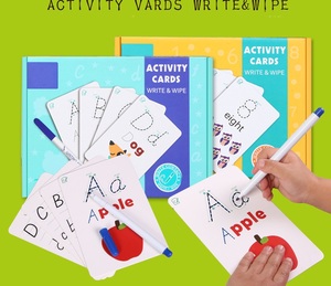 Tarjetas de aprendizaje para niños, juguete educativo con letras del alfabeto, cognitivo, escritura a mano, más Popular, 2021 - Product Image 2