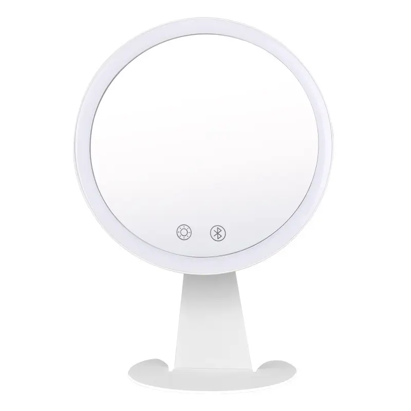 Cermin Rias Lampu Kosmetik Cermin Portabel Sakelar Sensor Sentuh USB Lampu Samping Tempat Tidur Led Cermin Meja Rias Rias dengan Cahaya