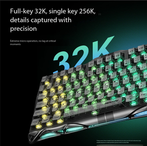 GravaStar Mercury V75 <b>Wired</b> Magnetic Switch Gaming Keyboard UFO HE Switch RT 0.005mm 8000Hz Polling Rate Aluminum RGB Keyboard - Product Image 2