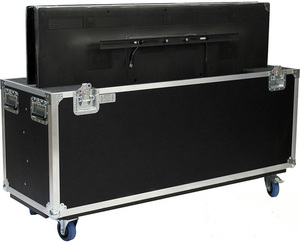 Nhôm <span class=keywords><strong>LCD</strong></span> LED Plasma TV tùy chỉnh trường hợp khó khăn <span class=keywords><strong>ATA</strong></span> kép hai TV Road trường hợp 55 chuyến bay trường hợp - Product Image 4