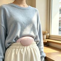 Coussin chauffant portable USB personnalisé OEM, design mince, à clipser, 2 niveaux de chaleur pour soulager les douleurs menstruelles, certifié CE, vente en gros