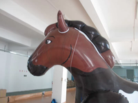Cheval jouet gonflable en PVC de haute qualité publicité cheval modèle gonflable