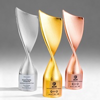 Trofeo de Metal con Impresión UV Personalizada |   Premio de la Reunión Anual y de la Competencia