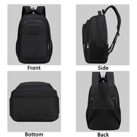 Sac à dos pour ordinateur portable T594 20 pouces, pour le bureau, les voyages, les trajets quotidiens, décontracté, en Oxford, pour étudiants, durable, imperméable