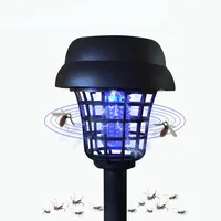 Lumière solaire imperméable de tueur de moustique de LED extérieure pour la cour pelouse jardin terrasse camping et verger
