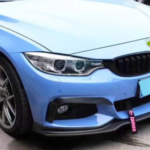 Pour Série 4 F32 Coupé / F33 Cabriolet / F36 CC Style Fibre de Carbone Coin Avant 2013-2019 - Product Image 6