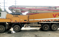 XCMG oficial HB58V bomba hidráulica de hormigón diésel 58m camión bomba de hormigón usado
