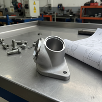 Culbuteur droit en acier inoxydable, moulage à la cire perdue, usinage CNC pour le développement de prototypes automobiles, outillage rapide à faible volume